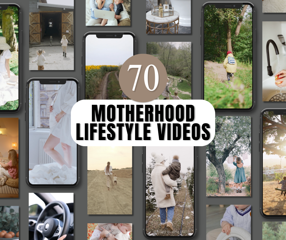 70 Motherhood Lifestyle Aesthetic Stock Videos