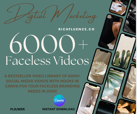 6000+ HIGH QUALITY FACELESS VIDEOS FOR SOCIAL MEDIA + BONUSES